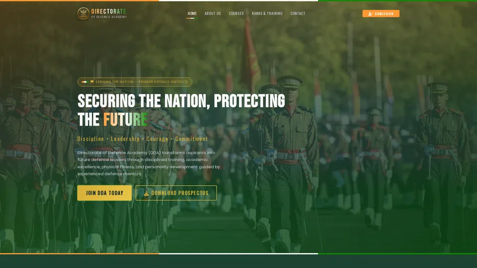 Homepage snapshot at launch