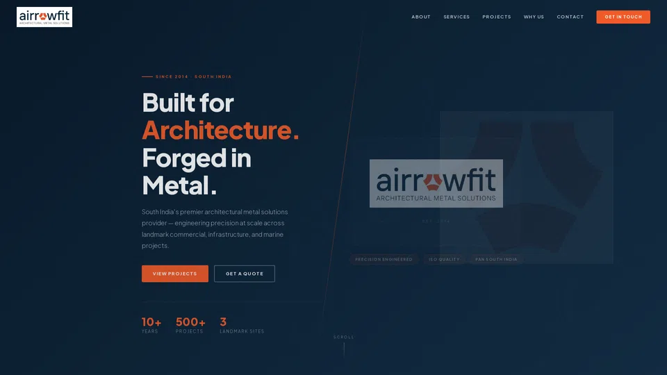 Homepage snapshot at launch