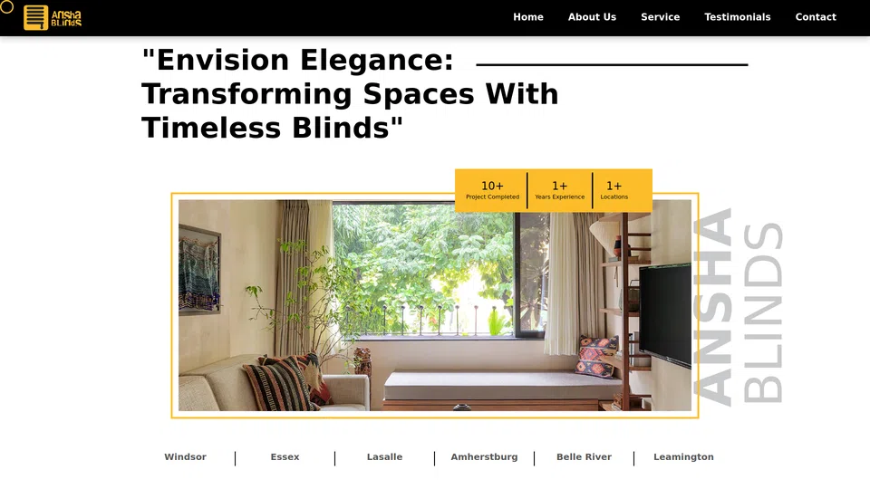 Homepage snapshot at launch