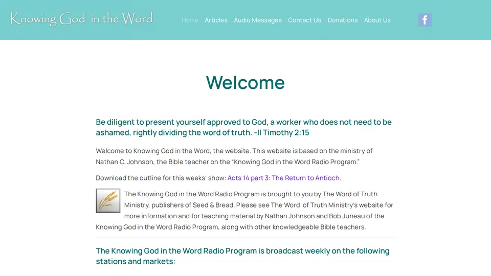 Homepage snapshot at launch