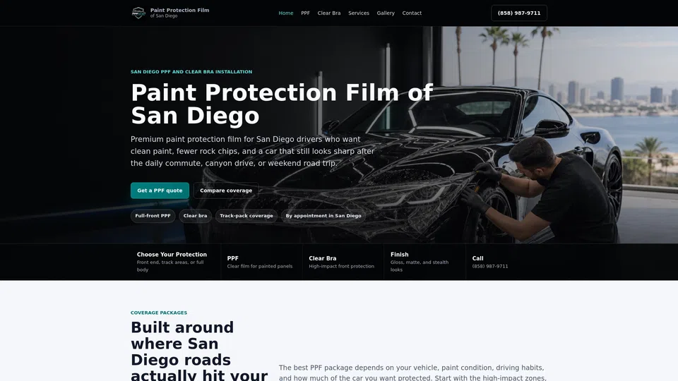 Homepage snapshot at launch