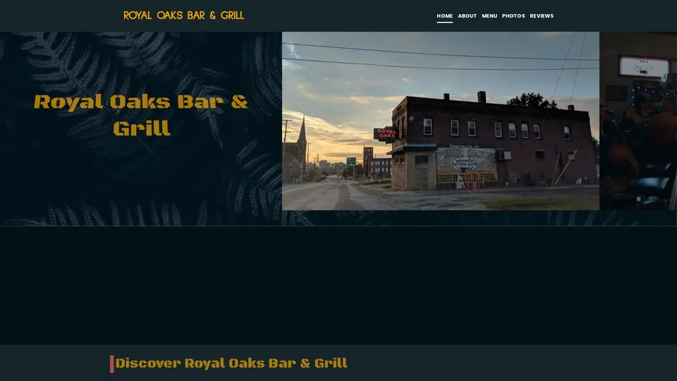 Homepage snapshot at launch