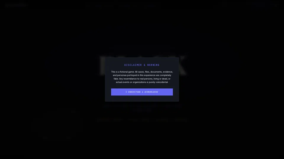 Homepage snapshot at launch