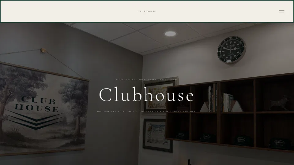 Homepage snapshot at launch