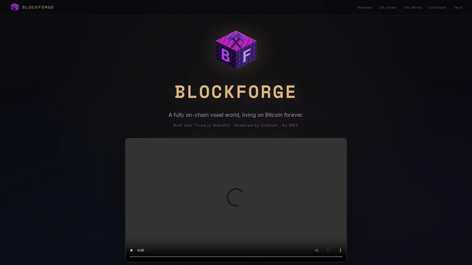 Homepage snapshot at launch