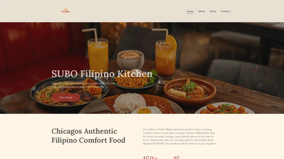 Homepage snapshot at launch