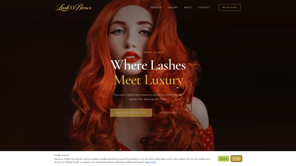 Homepage snapshot at launch