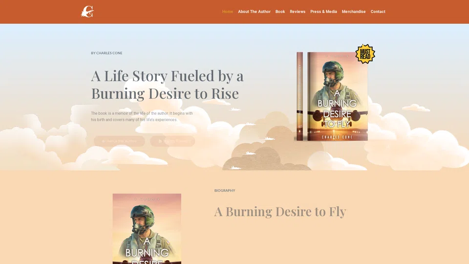 Homepage snapshot at launch