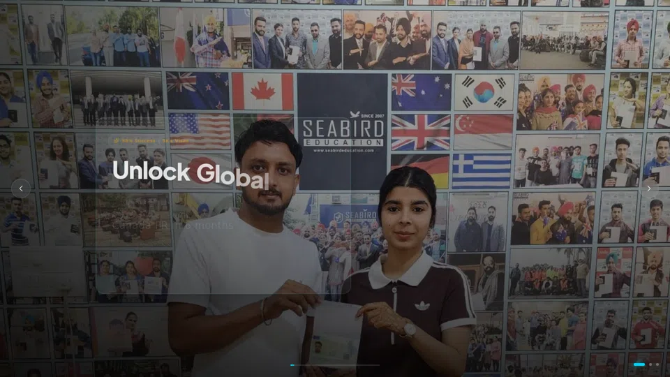 Homepage snapshot at launch