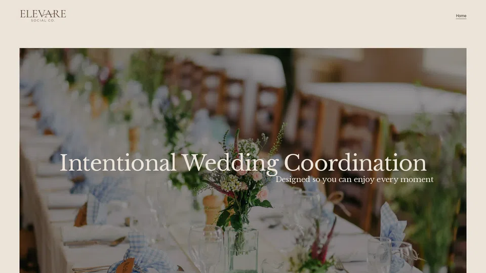 Homepage snapshot at launch