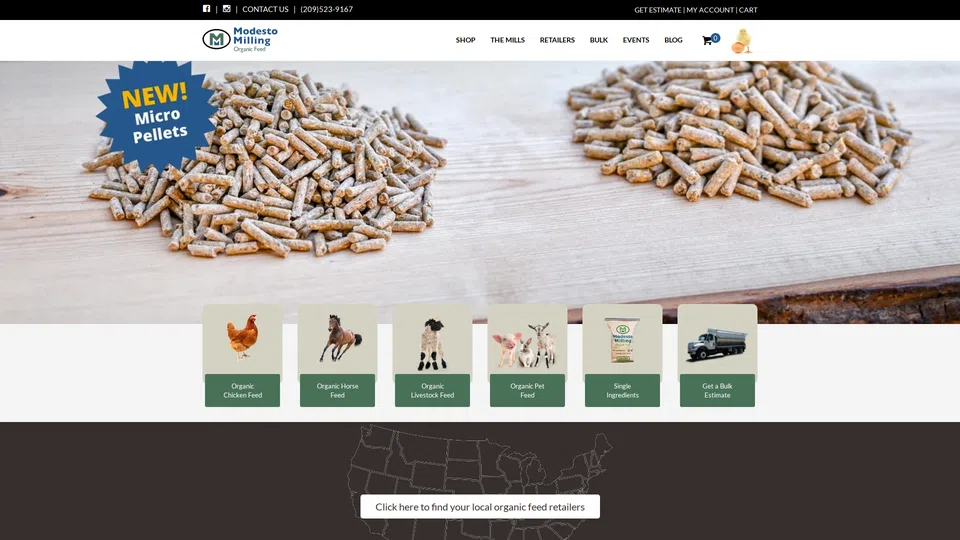 Homepage snapshot at launch