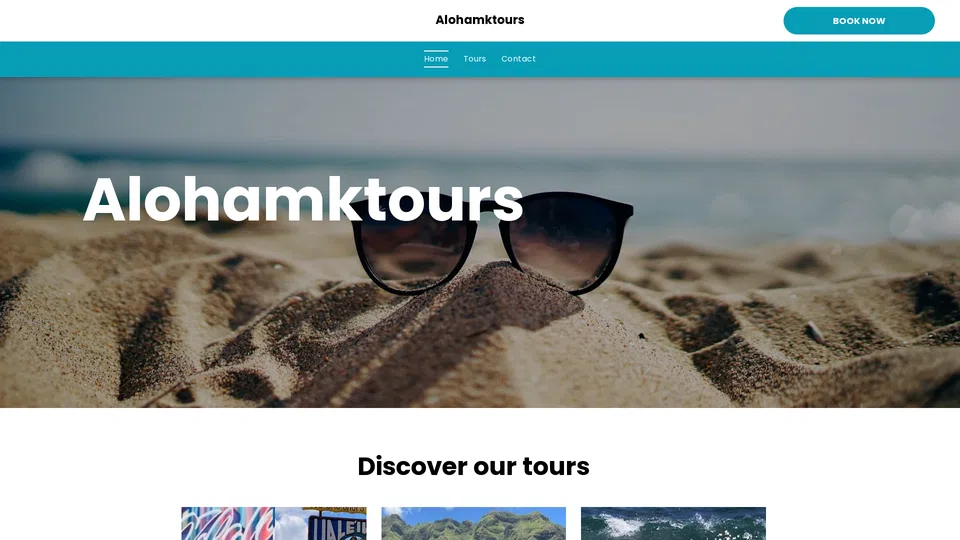 Homepage snapshot at launch
