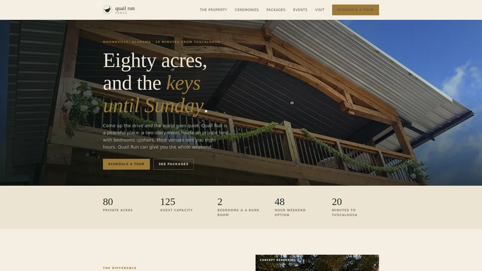 Homepage snapshot at launch