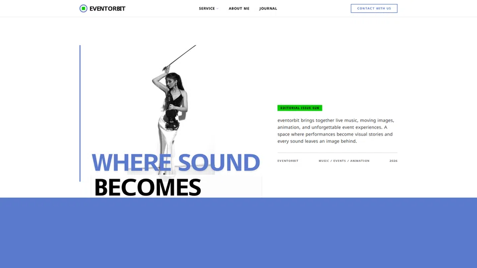 Homepage snapshot at launch