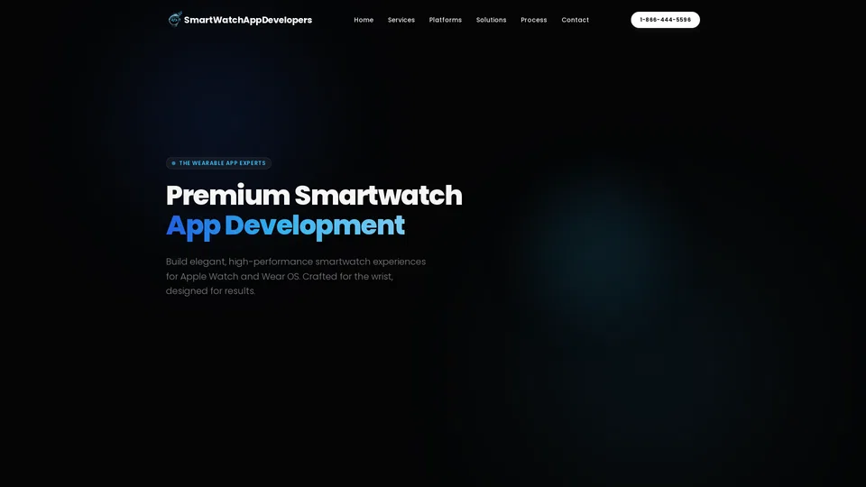 Homepage snapshot at launch