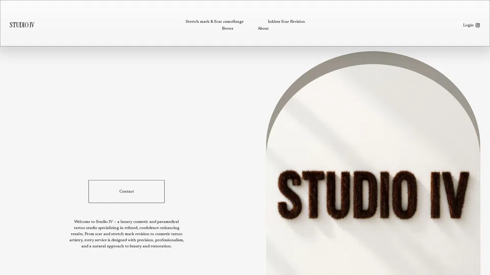 Homepage snapshot at launch