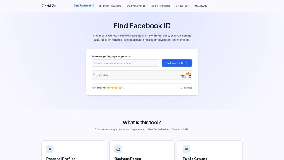 Homepage snapshot at launch