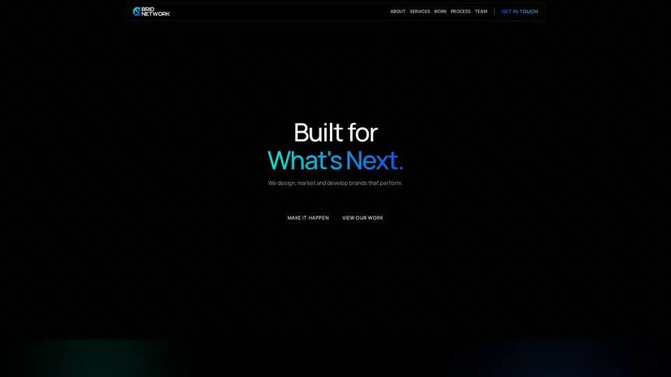 Homepage snapshot at launch