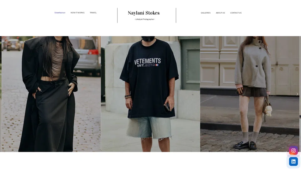 Homepage snapshot at launch