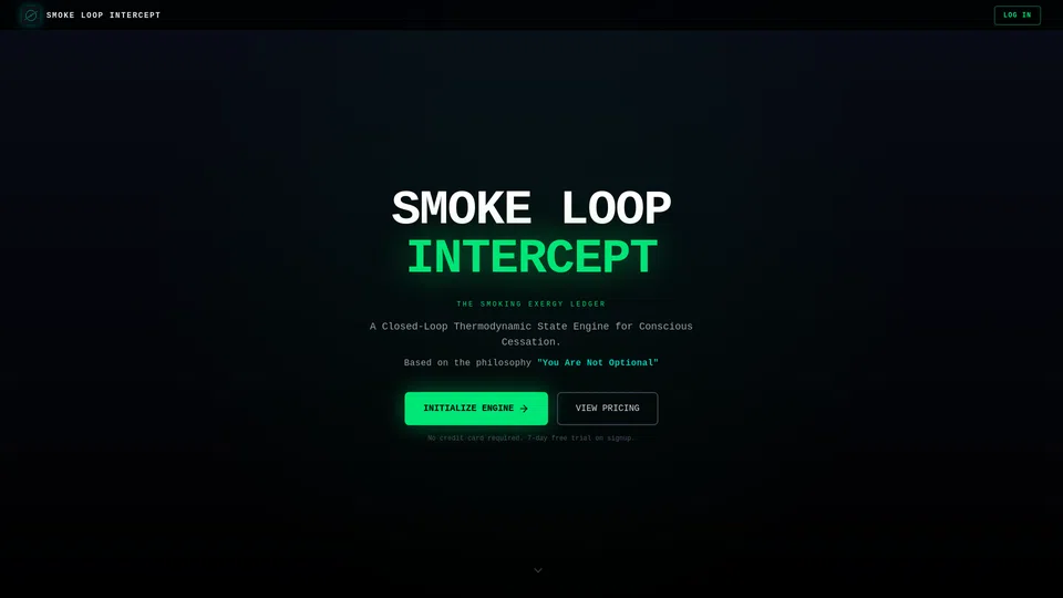 Homepage snapshot at launch