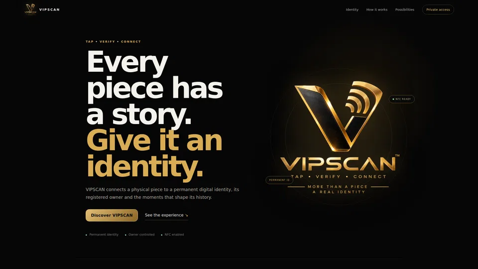 Homepage snapshot at launch