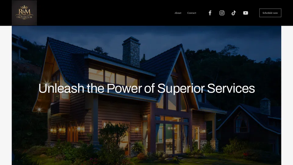 Homepage snapshot at launch