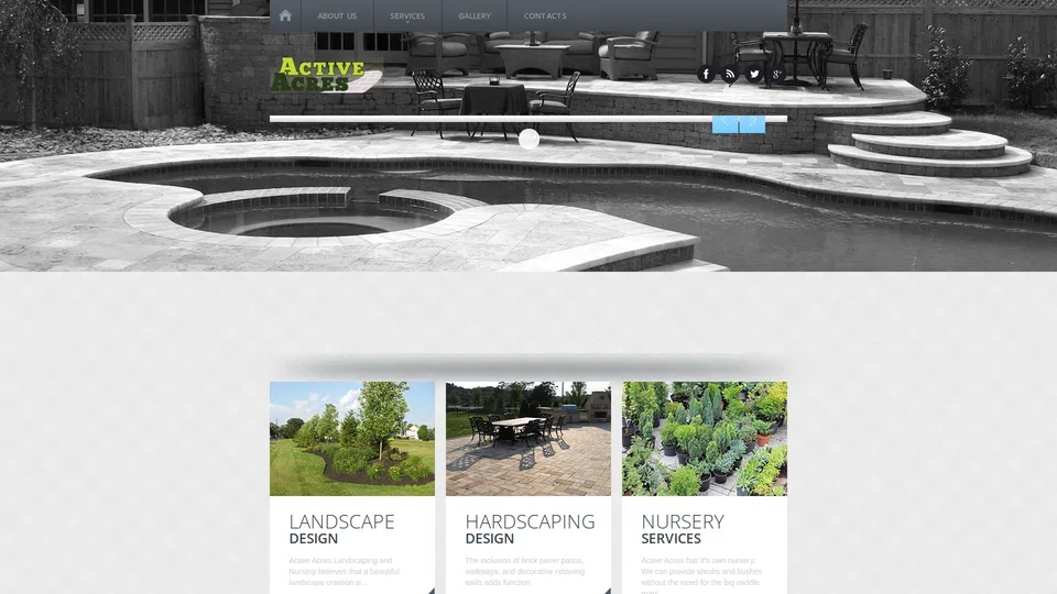 Homepage snapshot at launch