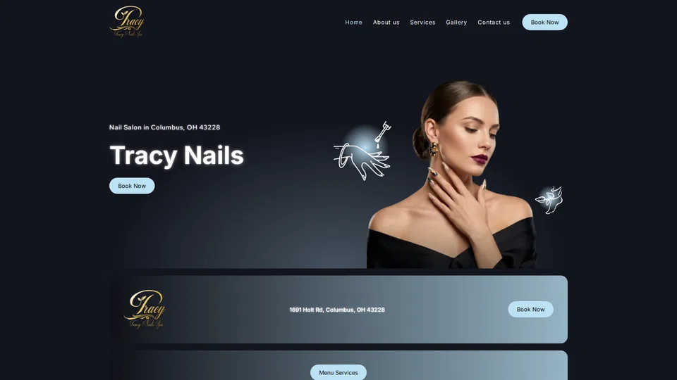 Homepage snapshot at launch