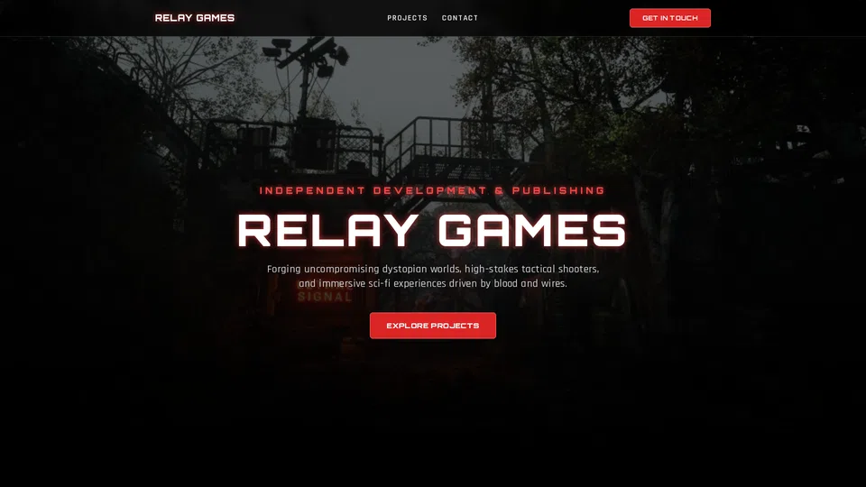Homepage snapshot at launch