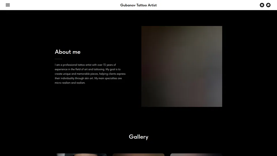 Homepage snapshot at launch