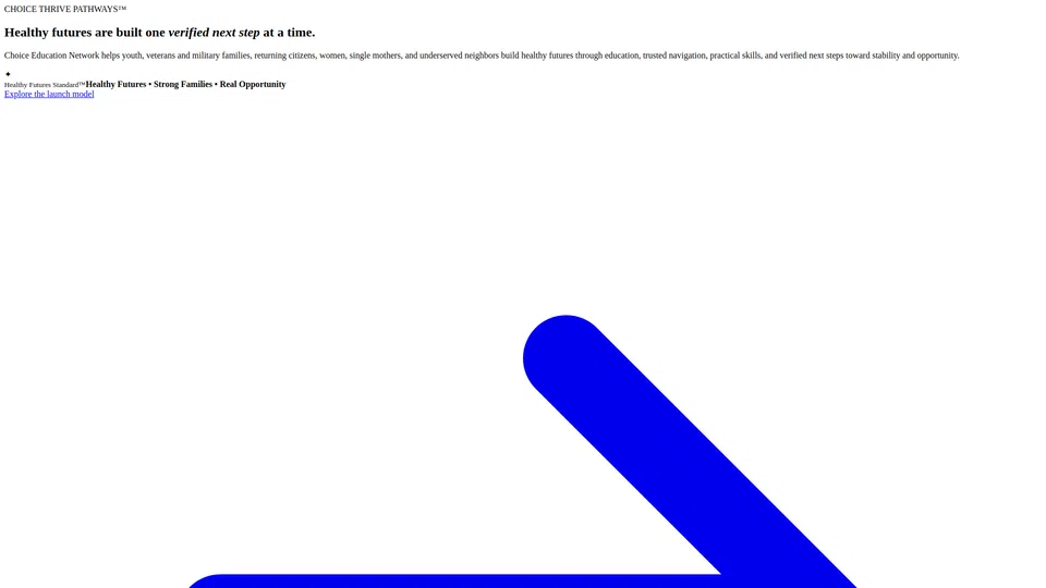 Homepage snapshot at launch