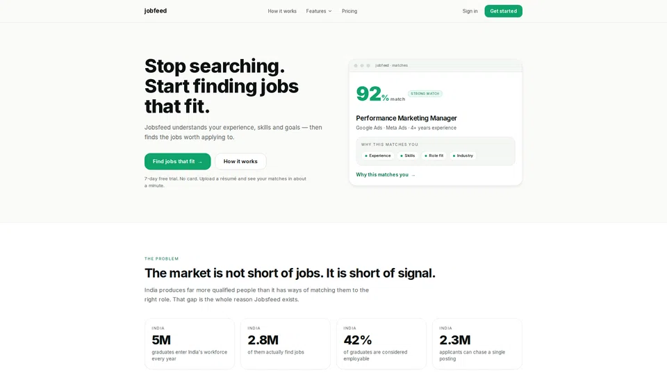 Homepage snapshot at launch