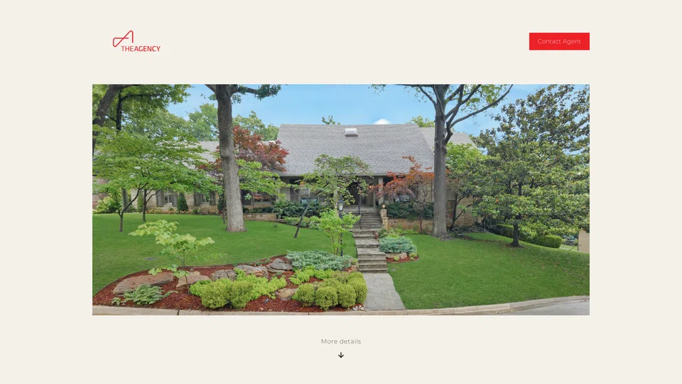 Homepage snapshot at launch