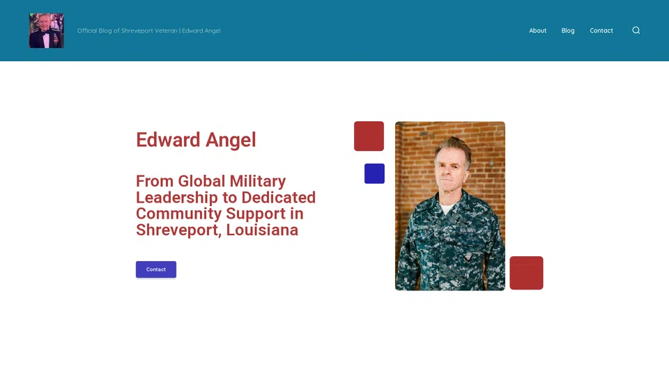 Homepage snapshot at launch