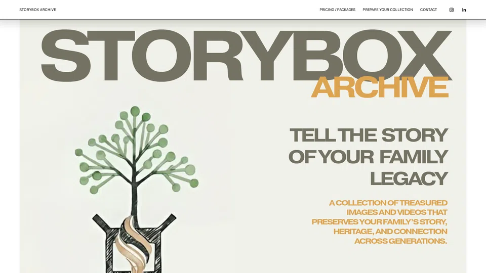Homepage snapshot at launch