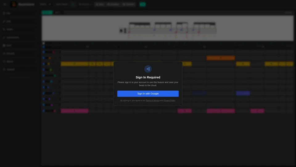 Homepage snapshot at launch