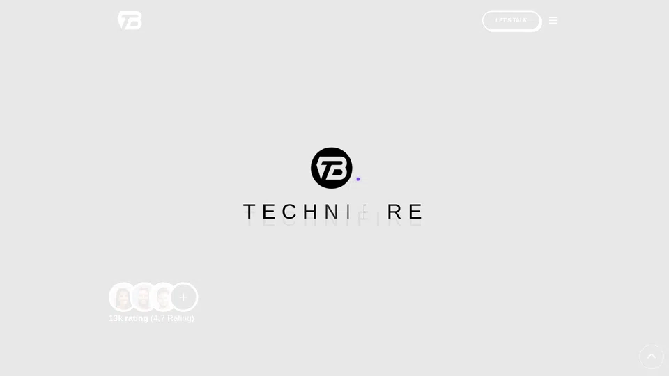Homepage snapshot at launch