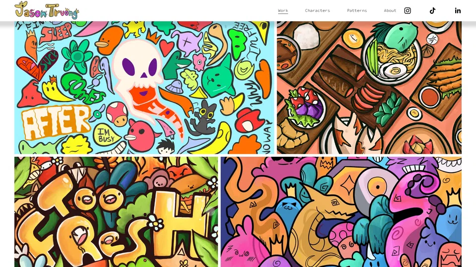 Homepage snapshot at launch