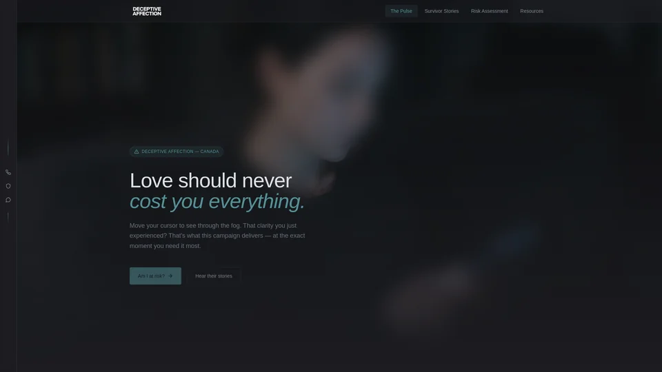 Homepage snapshot at launch