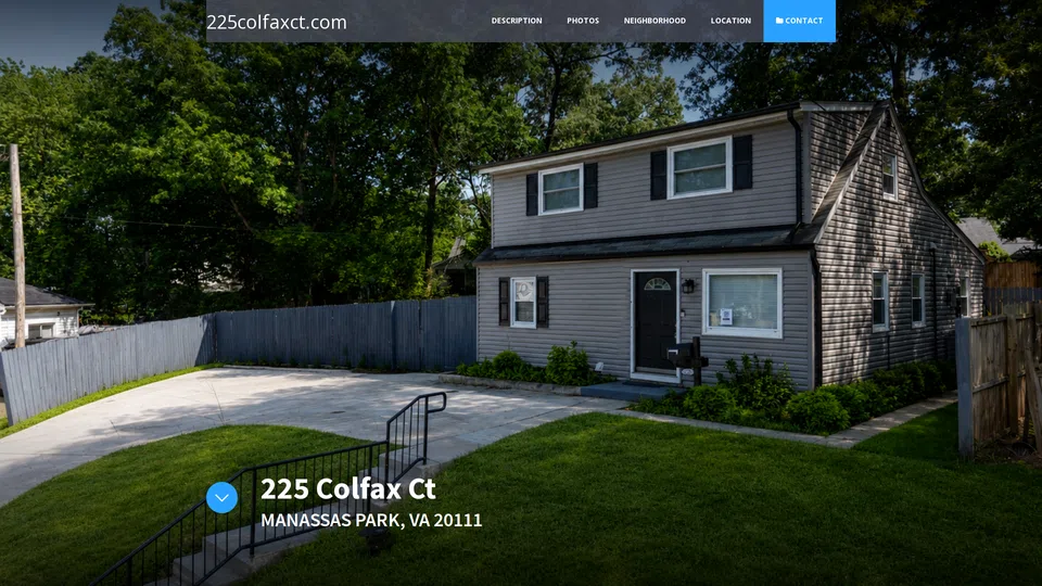 Homepage snapshot at launch