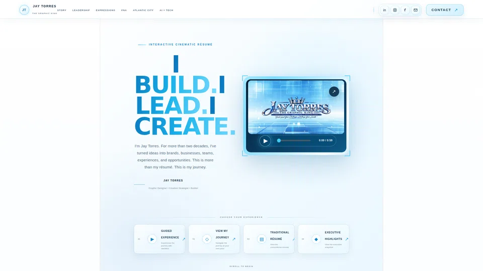 Homepage snapshot at launch