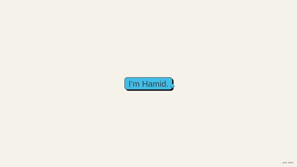Homepage snapshot at launch
