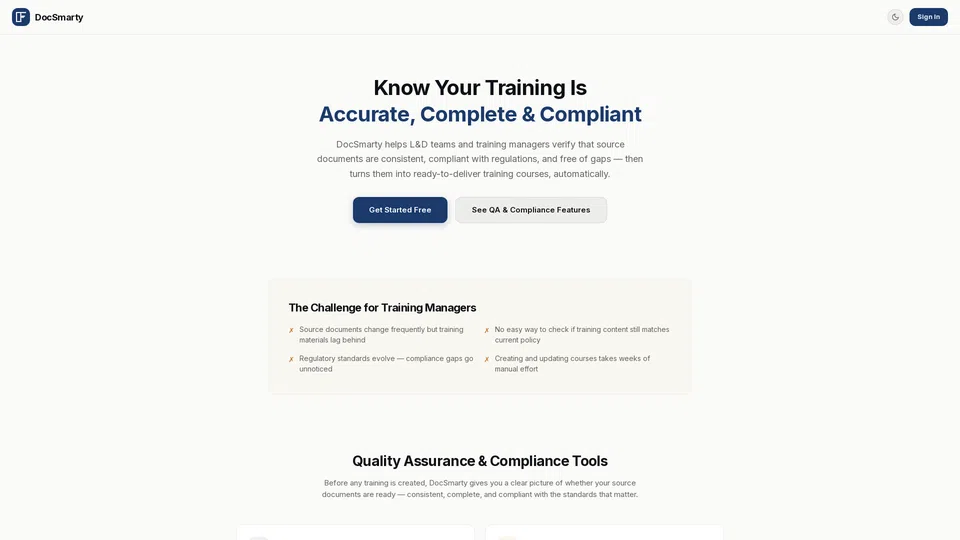 Homepage snapshot at launch