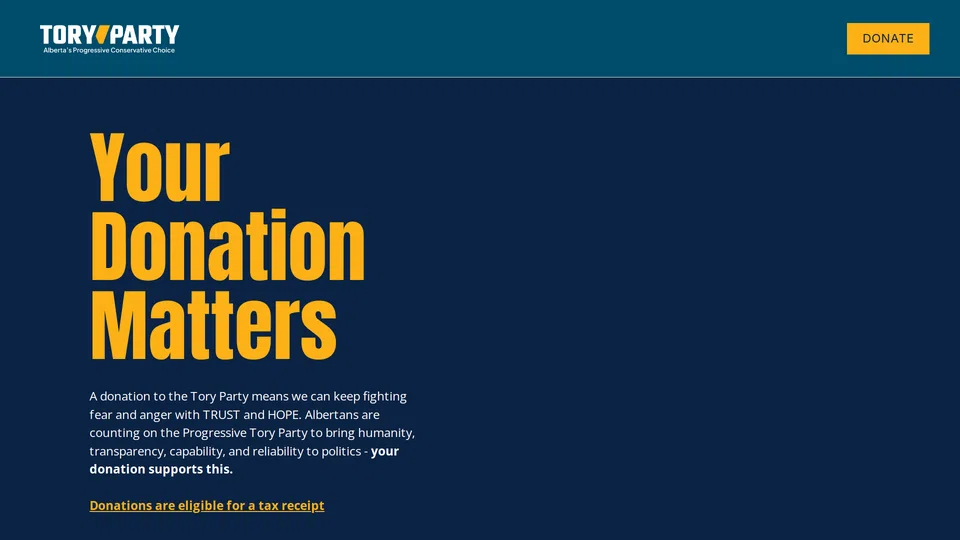 Homepage snapshot at launch