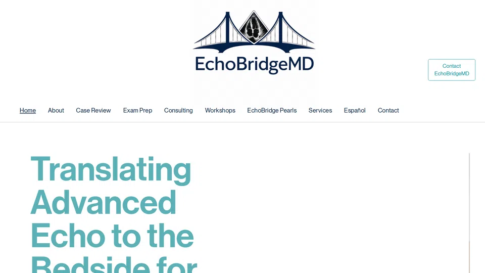 Homepage snapshot at launch