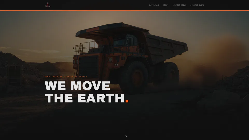 Homepage snapshot at launch