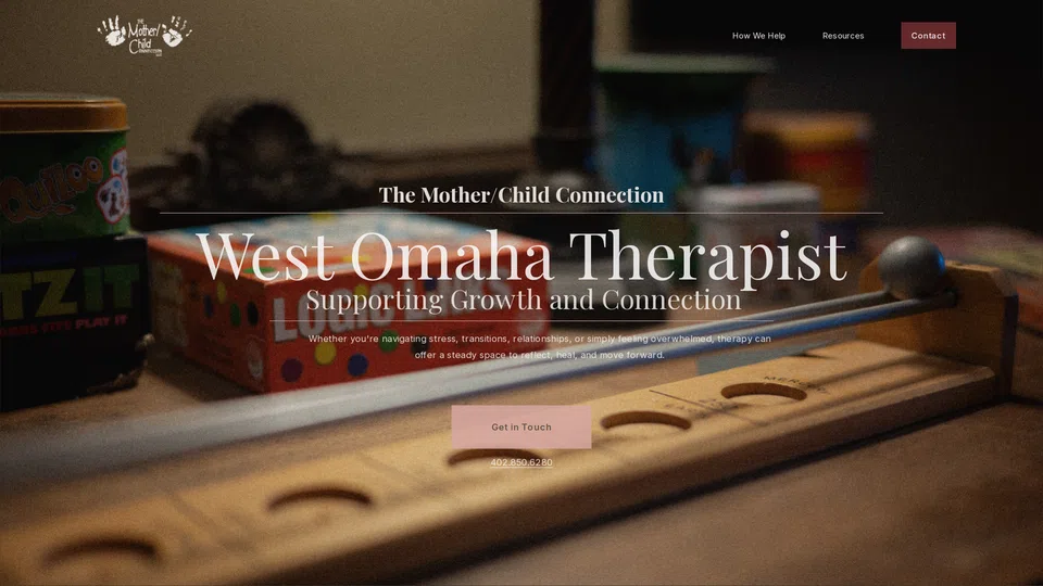 Homepage snapshot at launch