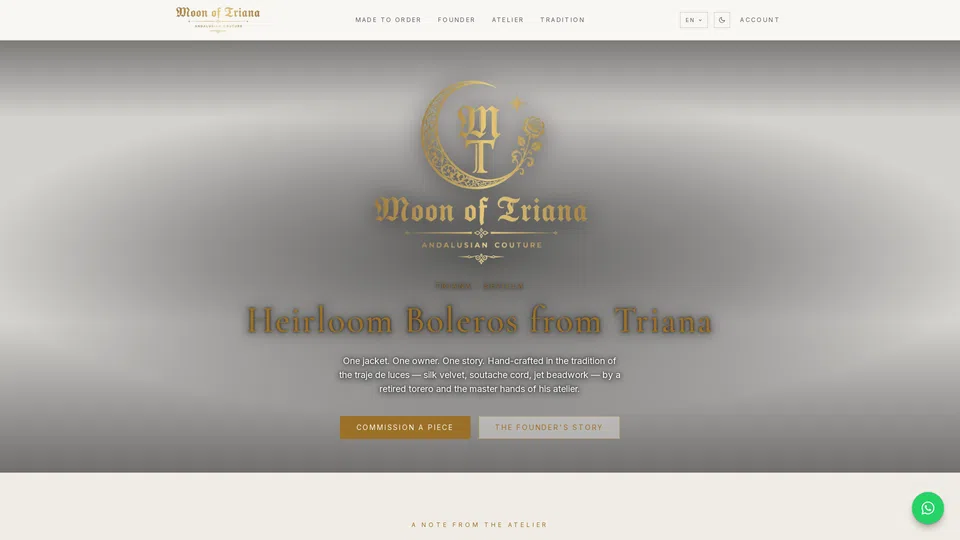 Homepage snapshot at launch