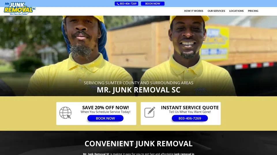 Homepage snapshot at launch