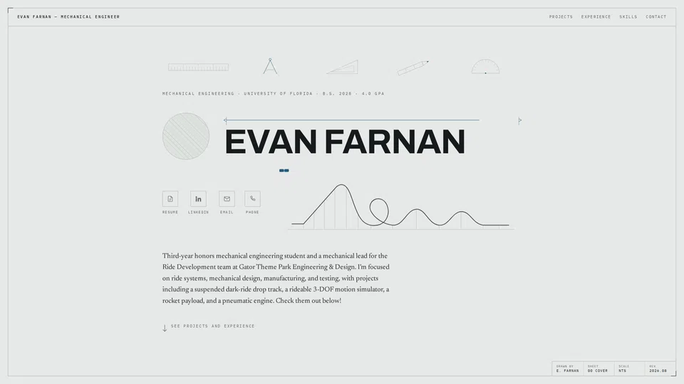 Homepage snapshot at launch